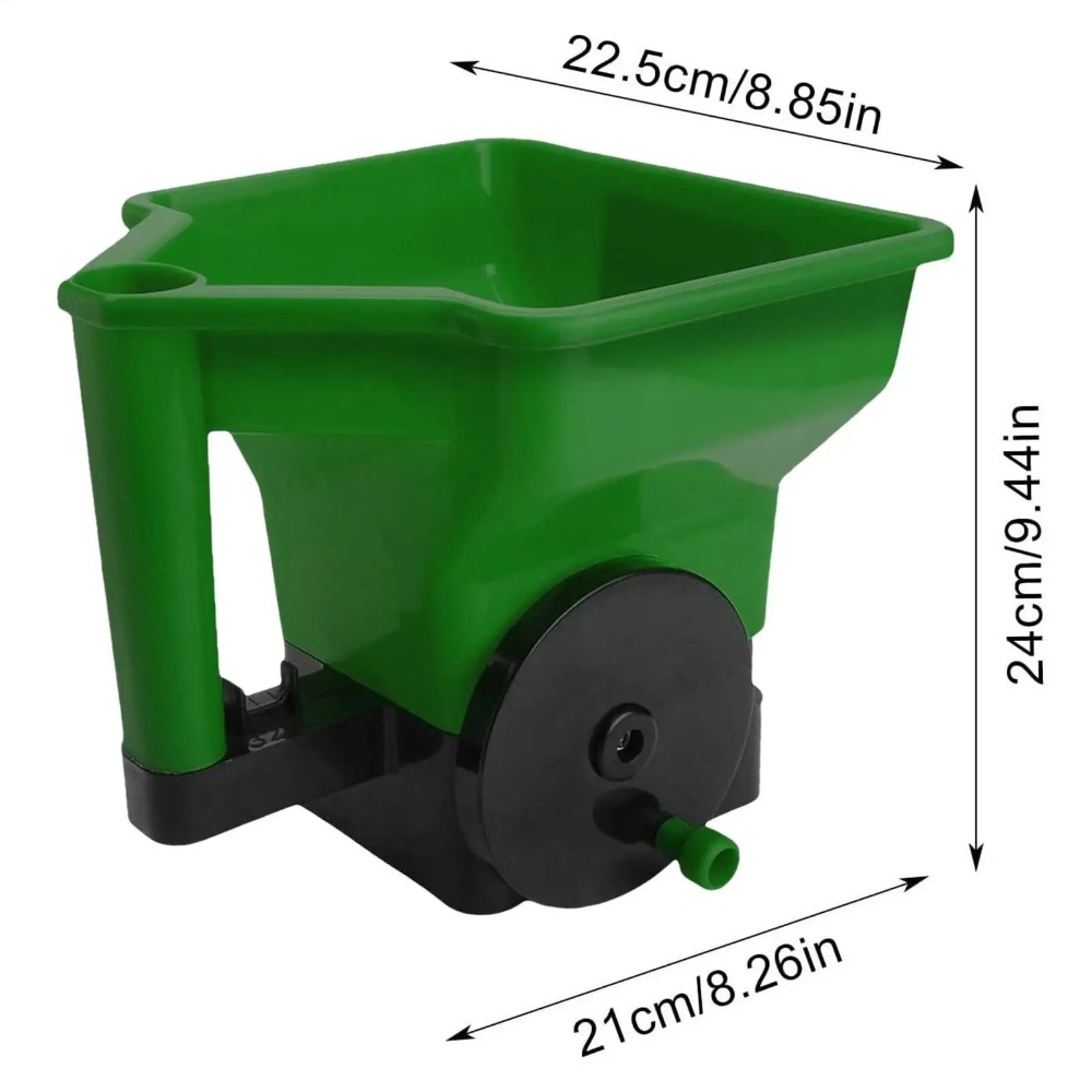Grass Seed Spreader - 芝生用手動散布機 3L 小型省力手持ち式芝生・庭用散布機（肥料・塩・緑色用）手動散布機