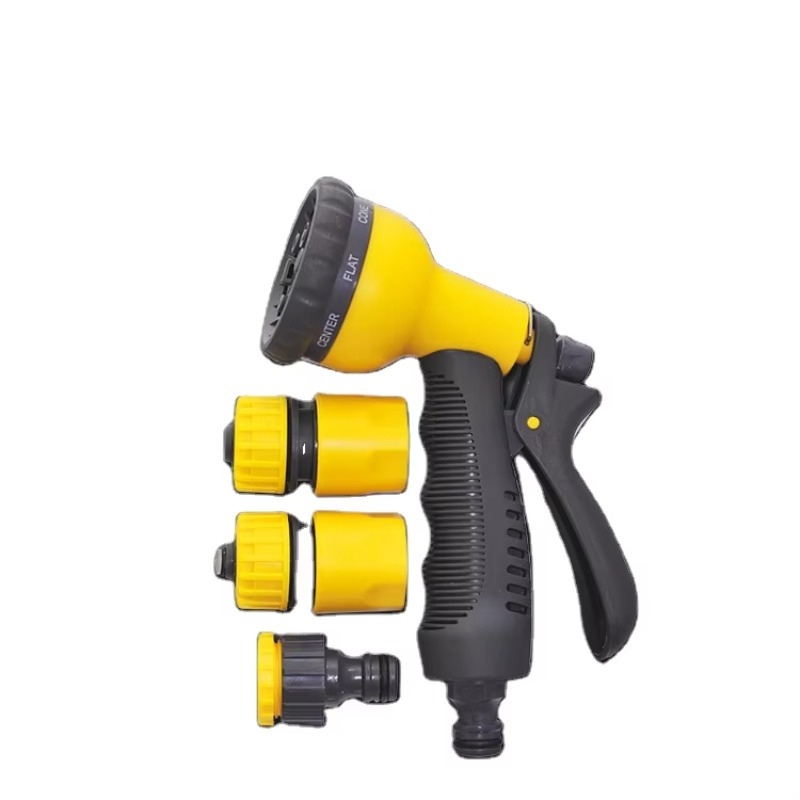 Gardening Tools Set - 高品質8パターンガーデンウォーターホースノズルガン、調整可能なポータブルガーデンウォータースプレーノズルガンセット