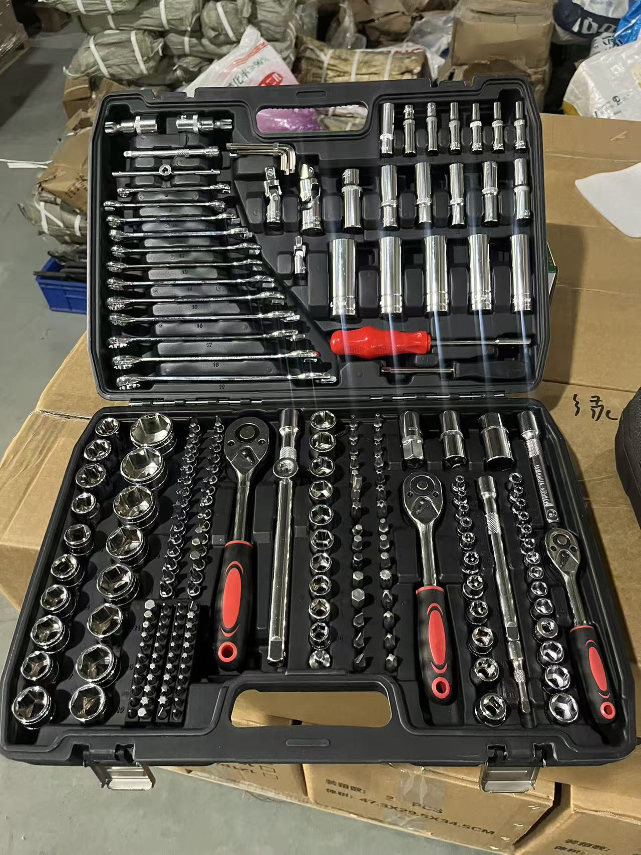 Gardening Tools Set - 216ピースDIY自動車修理ツールキット、ハンドパワーソースラチェットレンチセット、車、バイク、庭のメンテナンス用OEMカスタマイズ、CR-V対応
