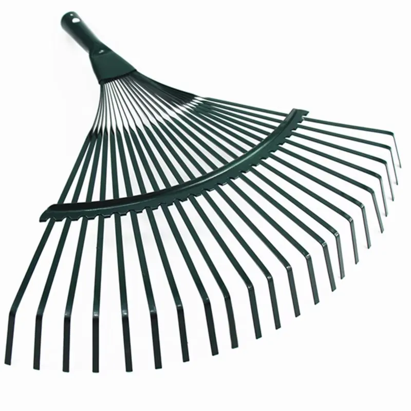 Gardening Tools Bd - 22歯木製ハンドル草かきくわ、幅40cm、高炭素鋼線、園芸工具、メーカー直販、BD-22モデル