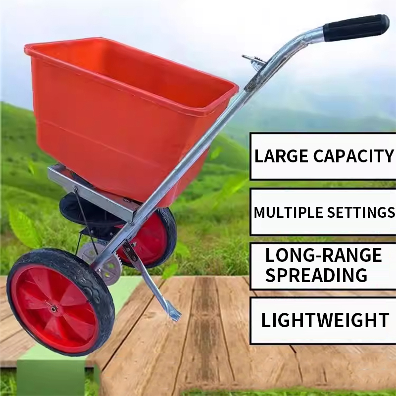 Grass Seed Spreader - コンパクト多機能草種播種施肥機 | 農業用手押し式散布機 | フォームタイヤ肥料スプレー