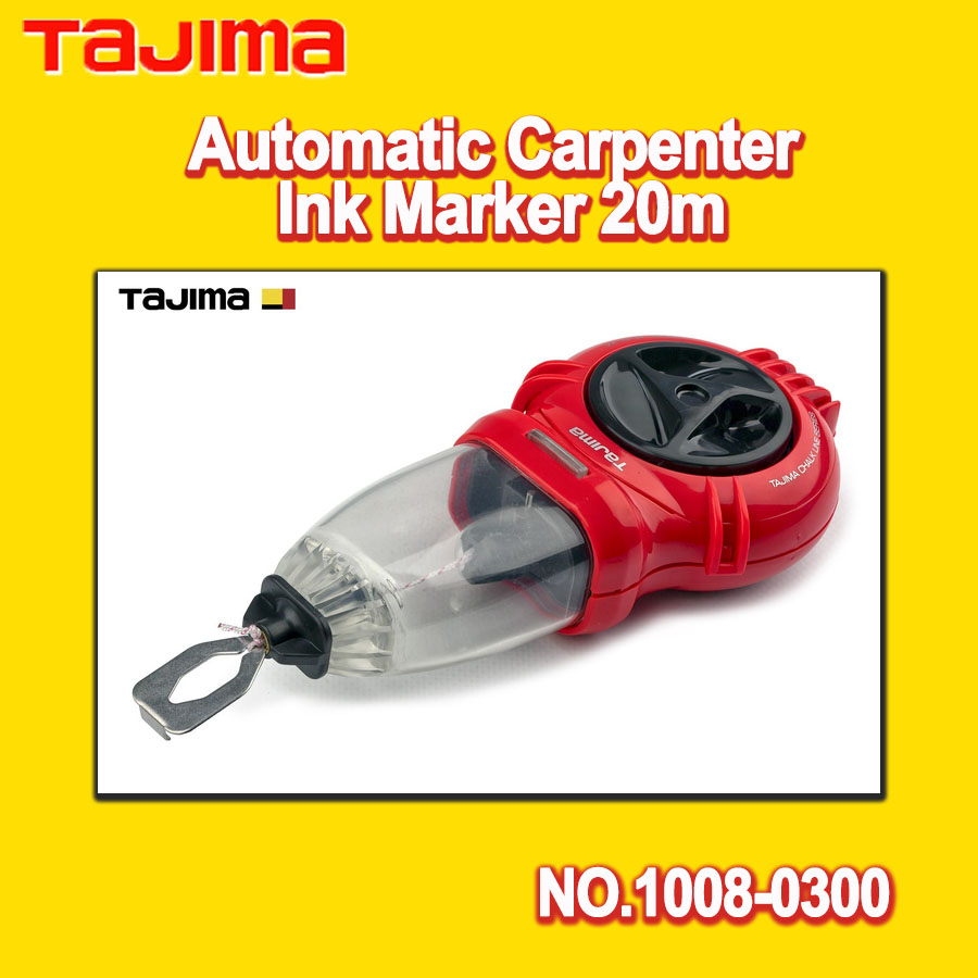 Gardening Tools In Japan - 日本タジマ インクファウンテン 10メートル自動リターンライン 狭いスペース用木工スクライバー PL-CLJM 1008-0300