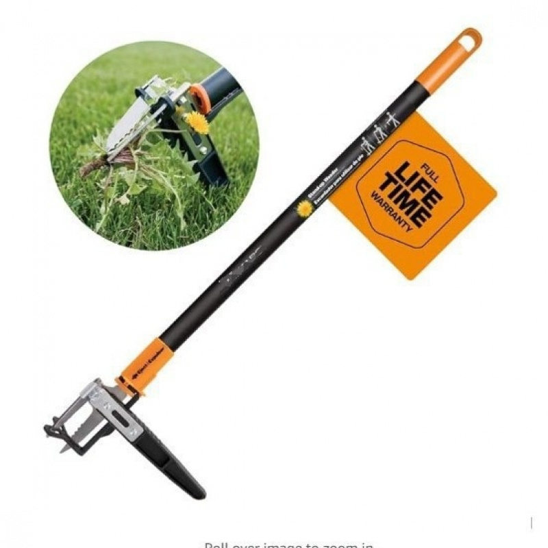 Grass Seed Spreader - 雑草除去ツール 軽量アルミニウム製 クイック調整式 ガーデニング用 立ち仕事用除草機 人間工学に基づいた長いハンドル付き