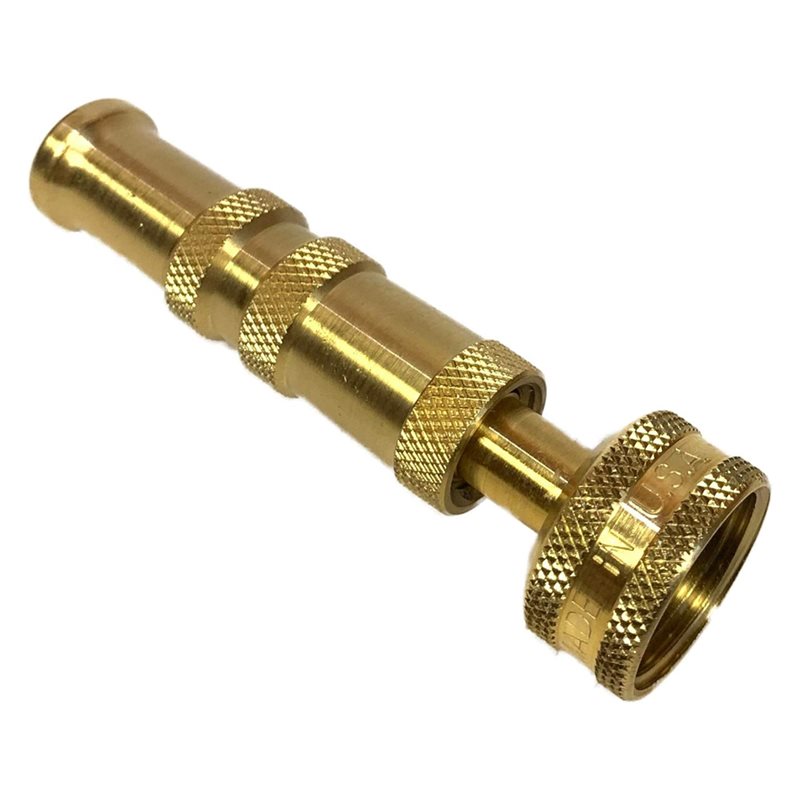 Garden Hose Nozzle - MOPHE-ガーデン散水用真鍮製ホースノズル、真鍮製調整可能なツイストホースノズル、ヘビーデューティー