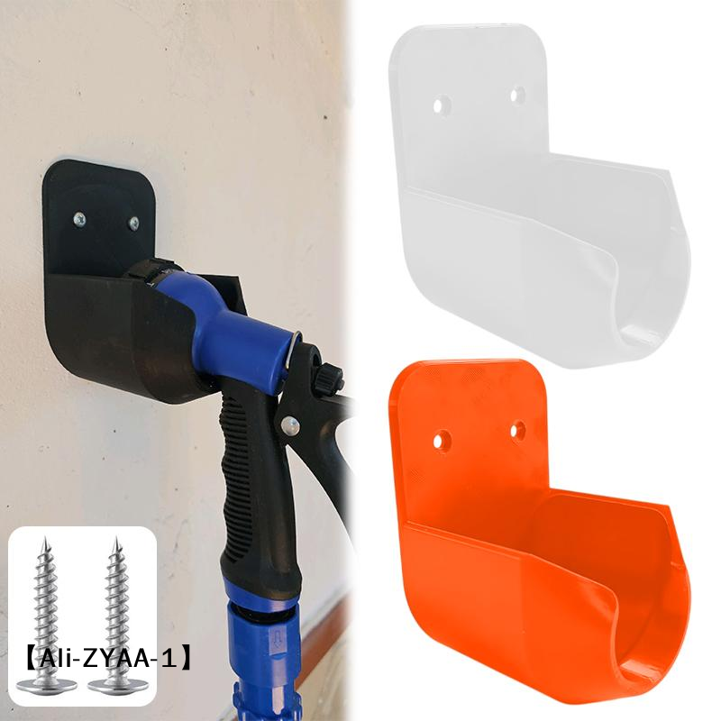 【A】壁掛け式ガーデンホースノズルブラケット、ネジと漏れ穴付 - Garden Hose Nozzle のレビューと価格