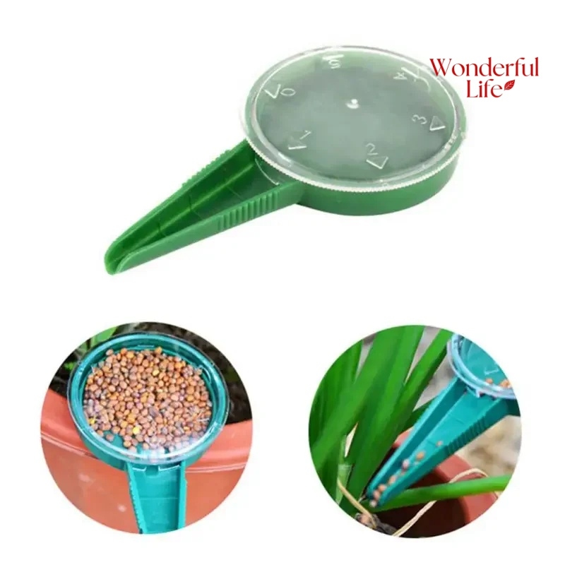 1 個多機能種子播種機ファイル調整可能なプランター手持ち播種 - Grass Seed Spreader のレビューと価格