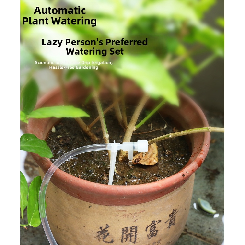 自動散水装置点滴灌漑キット複数の鉢植え用ガーデン植物ケアシス - Drip Irrigation Kit のレビューと価格