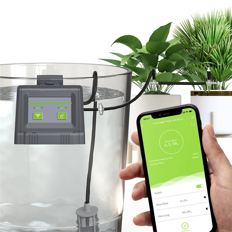 EYFL-Tuya 屋内屋外鉢植え植物用自動散水システム自動 - Drip Irrigation Kit のレビューと価格
