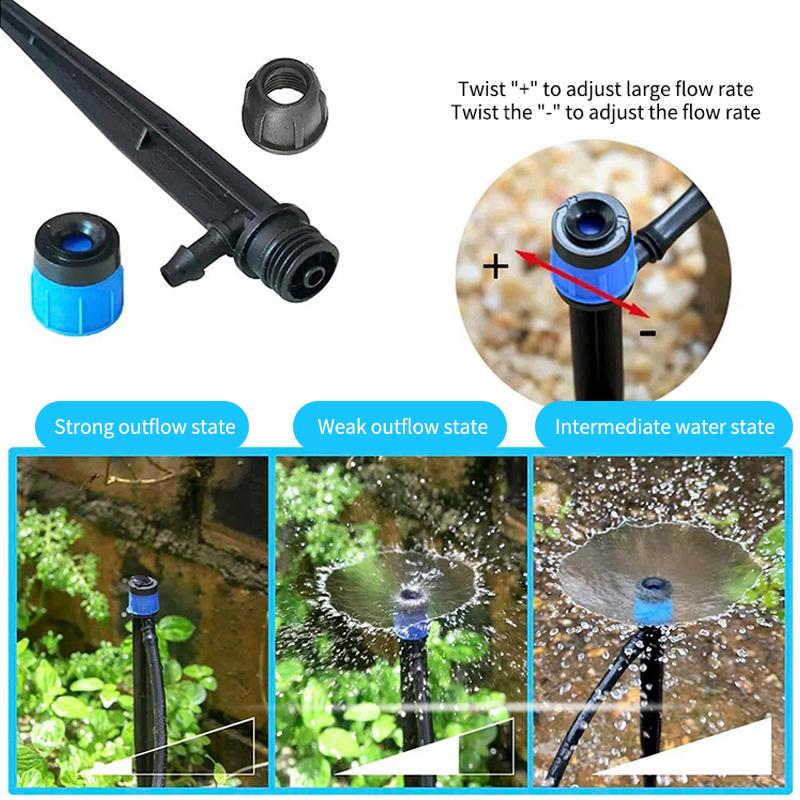 10個/20個キット 18cm点滴エミッター チューブに最適 - Drip Irrigation Kit のレビューと価格