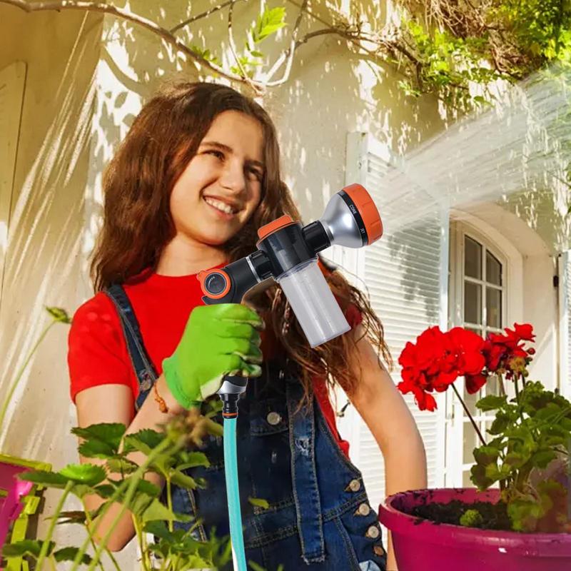 ガーデンホーススプレーノズル、8つのスプレーパターン、洗車、 - Garden Hose Nozzle のレビューと価格