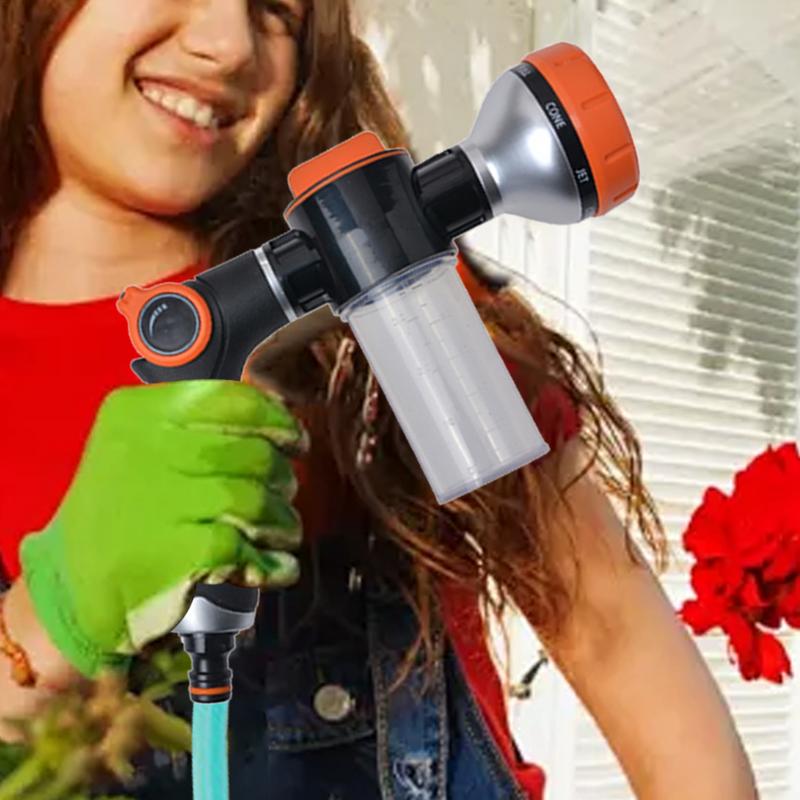 ガーデンホーススプレーノズル、8つのスプレーパターン、洗車、 - Garden Hose Nozzle のレビューと価格