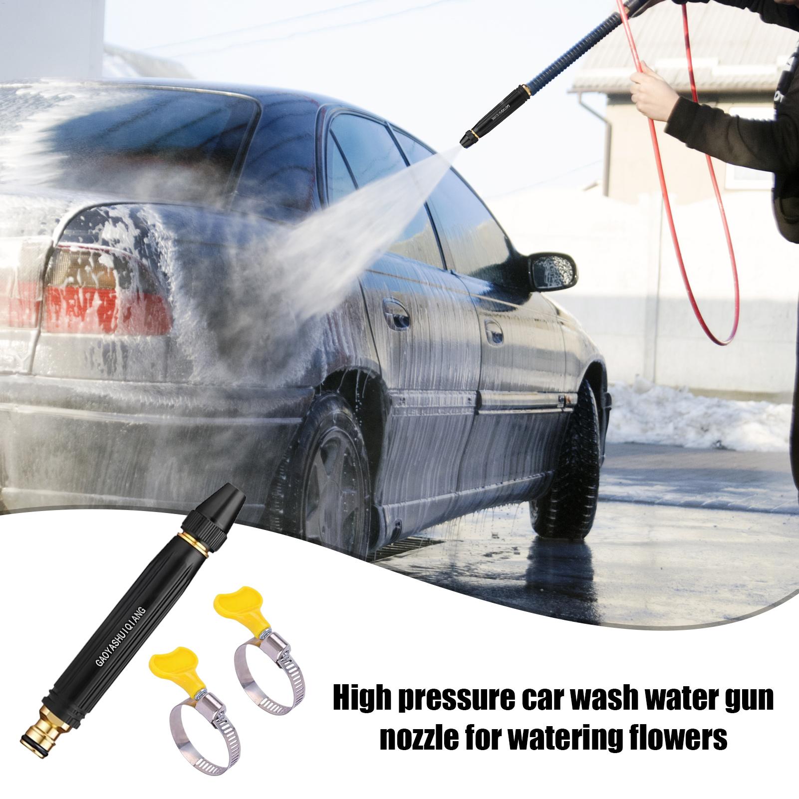 ガーデンホーススプレーノズル金属製ガーデンホース水ノズルスプ - Garden Hose Nozzle のレビューと価格