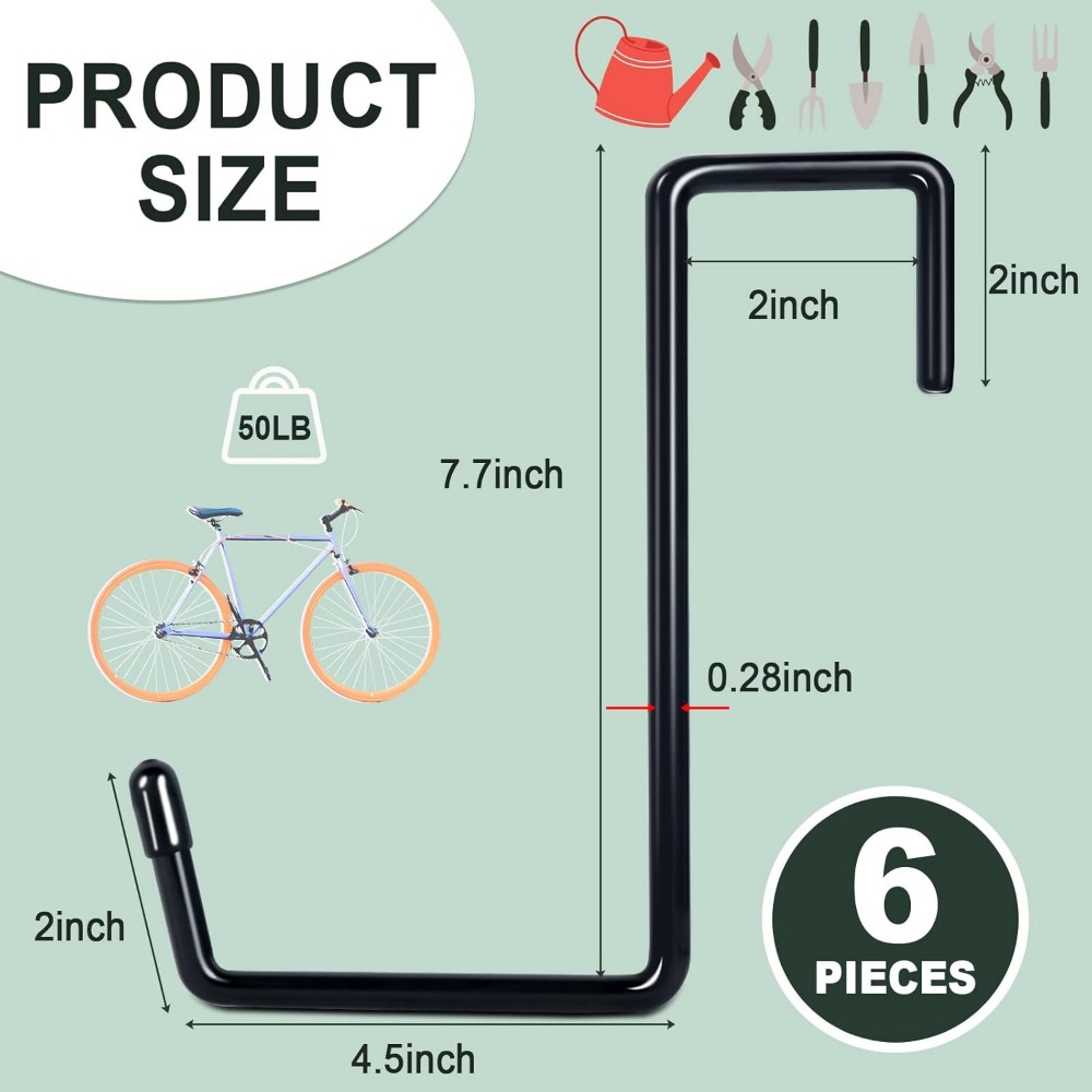 Larg 2/3/4/6/9 個ガレージフック高耐久大型 S - Gardening Tools Required のレビューと価格