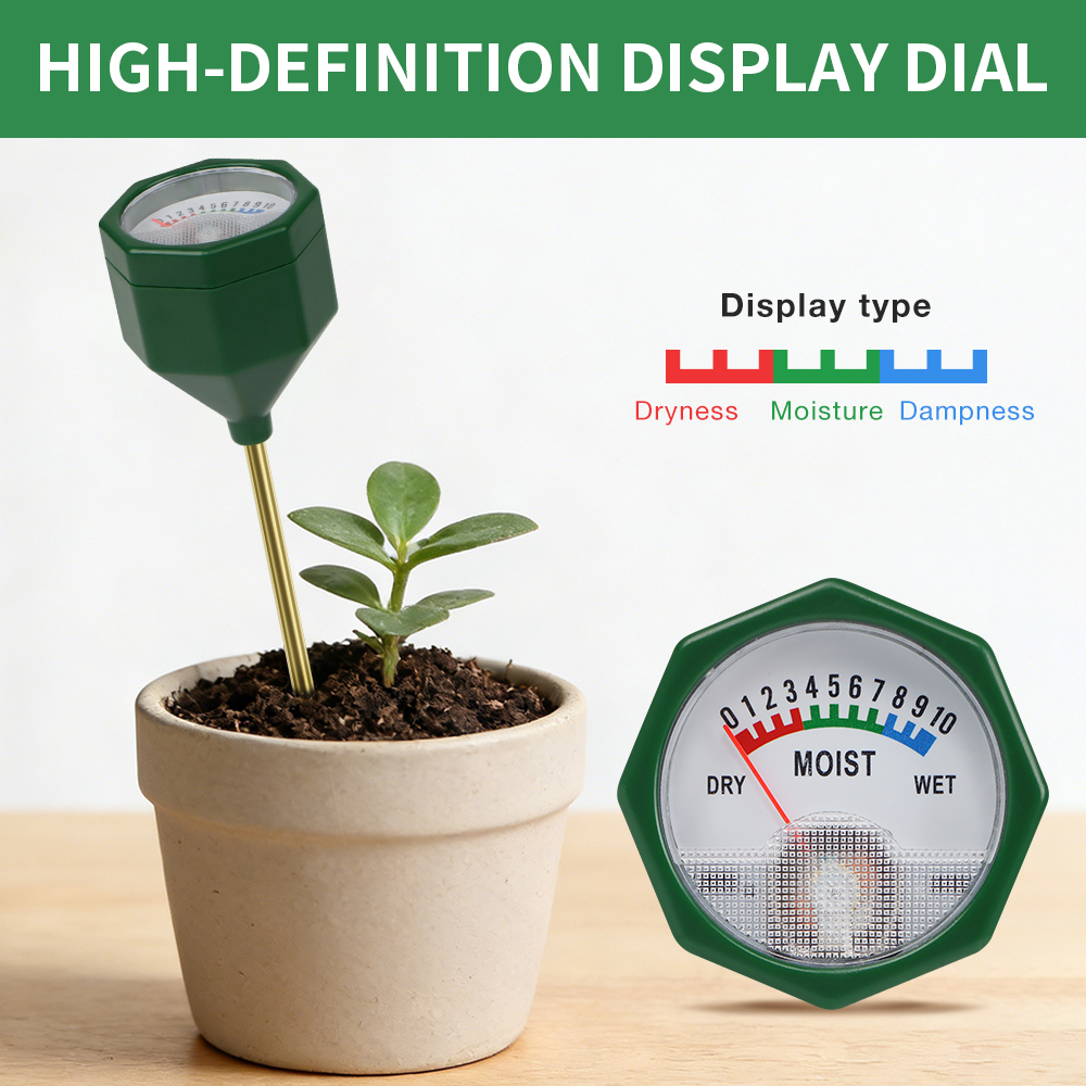 土壌水分計 土壌水分検出器 バッテリー不要 給水水分テスト  - Gardening Tools Required のレビューと価格