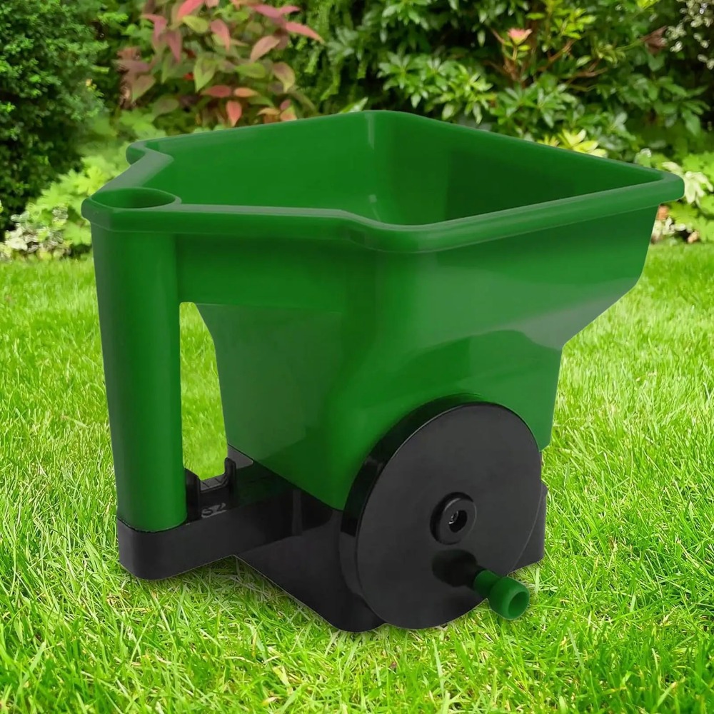芝生用手動散布機 3L 小型省力手持ち式芝生・庭用散布機（肥 - Grass Seed Spreader のレビューと価格