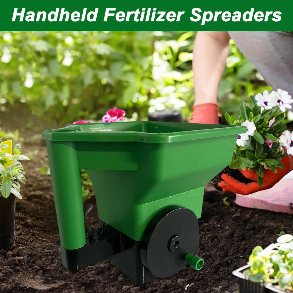 芝生用手動散布機 3L 小型省力手持ち式芝生・庭用散布機（肥 - Grass Seed Spreader のレビューと価格