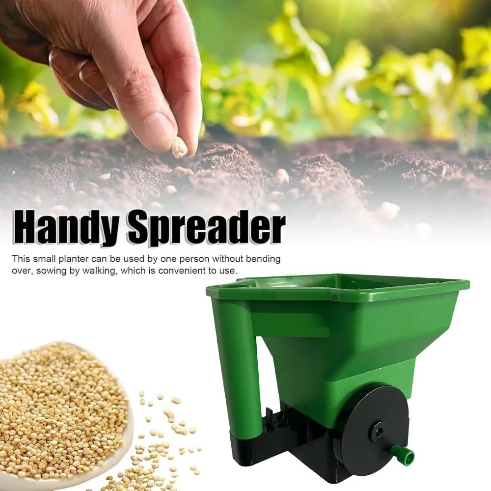 芝生用手動散布機 3L 小型省力手持ち式芝生・庭用散布機（肥 - Grass Seed Spreader のレビューと価格