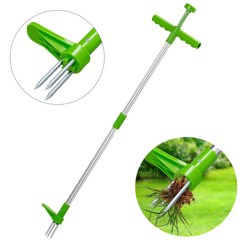 ポータブルロングハンドル付きガーデン芝刈り機,屋外庭用芝生ピ - Grass Seed Spreader のレビューと価格