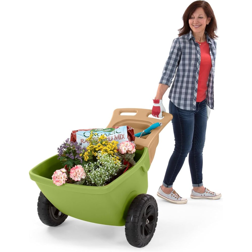 耐久性のある手押し車（ガーデンツール収納トレイ付き）-大型で - Gardening Tools Made In Usa のレビューと価格