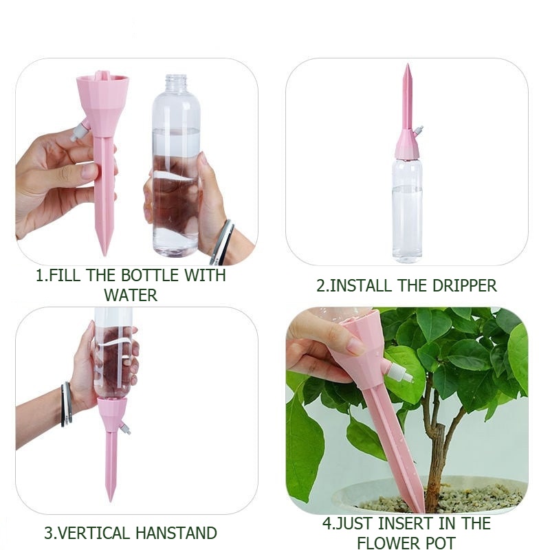 自動点滴灌漑システム 調整可能な水滴器 自動給水 観葉植物  - Drip Irrigation Kit のレビューと価格