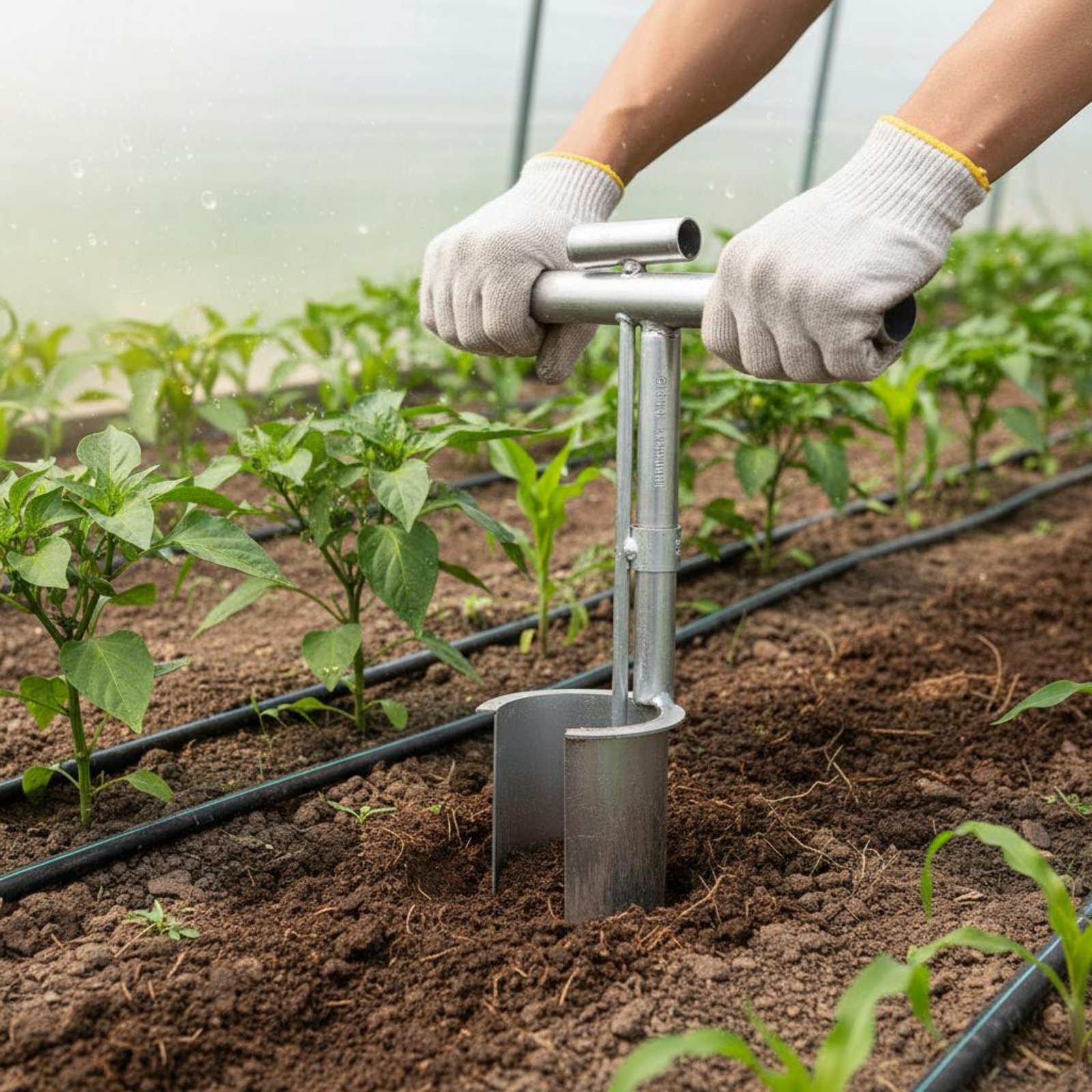 野菜移植ツール 正確な掘削 手動式植栽機 野菜植え付けツール - Gardening Tools For Digging のレビューと価格