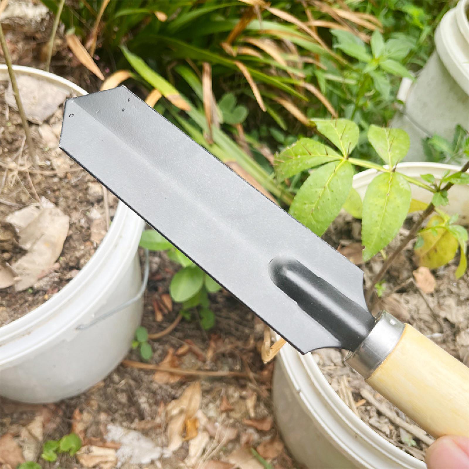 小型ガーデンスパデ掘削ツール木製ハンドル多機能ガーデニングツ - Gardening Tools For Digging のレビューと価格