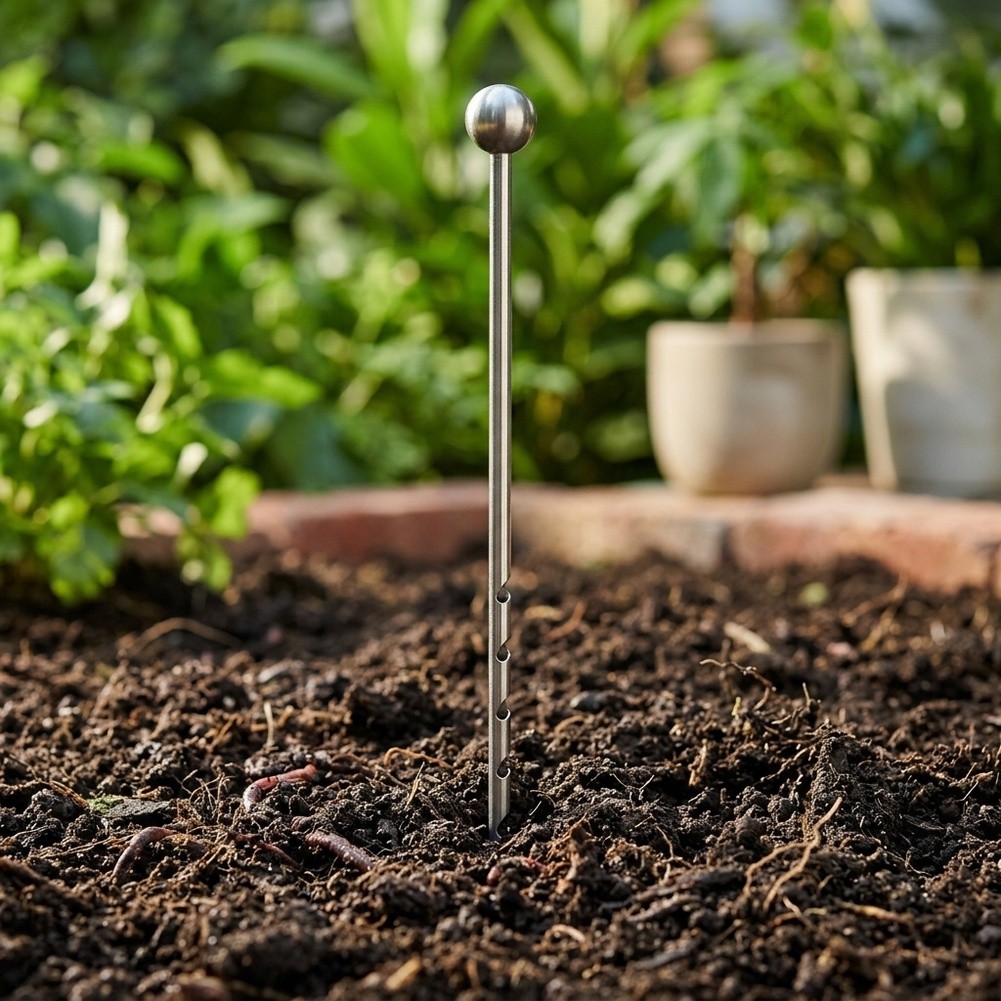 14インチステンレス製土壌プローブ、農場土壌サンプリング用、 - Gardening Tools Required のレビューと価格