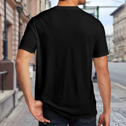 メンズカジュアル半袖Tシャツ - ブラック、ドイツ語のテキス - Gardening Tools German のレビューと価格