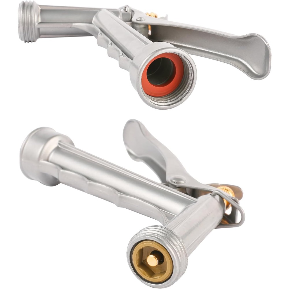 2個セット 亜鉛合金製ガーデンホースノズル、高圧ピストルグリ - Garden Hose Nozzle のレビューと価格