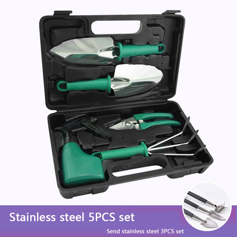 園芸工具セット ステンレス製 ヘビーデューティー キャリーケ - Gardening Tools Set のレビューと価格