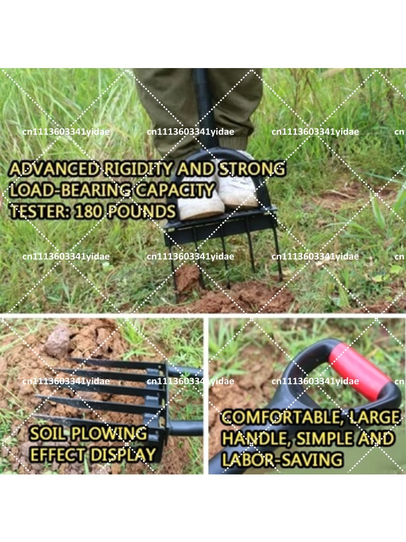 スチール製ガーデンフォーク、手動土壌耕耘ツール（深掘り用）、 - Gardening Tools For Digging のレビューと価格
