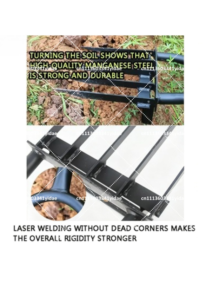 スチール製ガーデンフォーク、手動土壌耕耘ツール（深掘り用）、 - Gardening Tools For Digging のレビューと価格