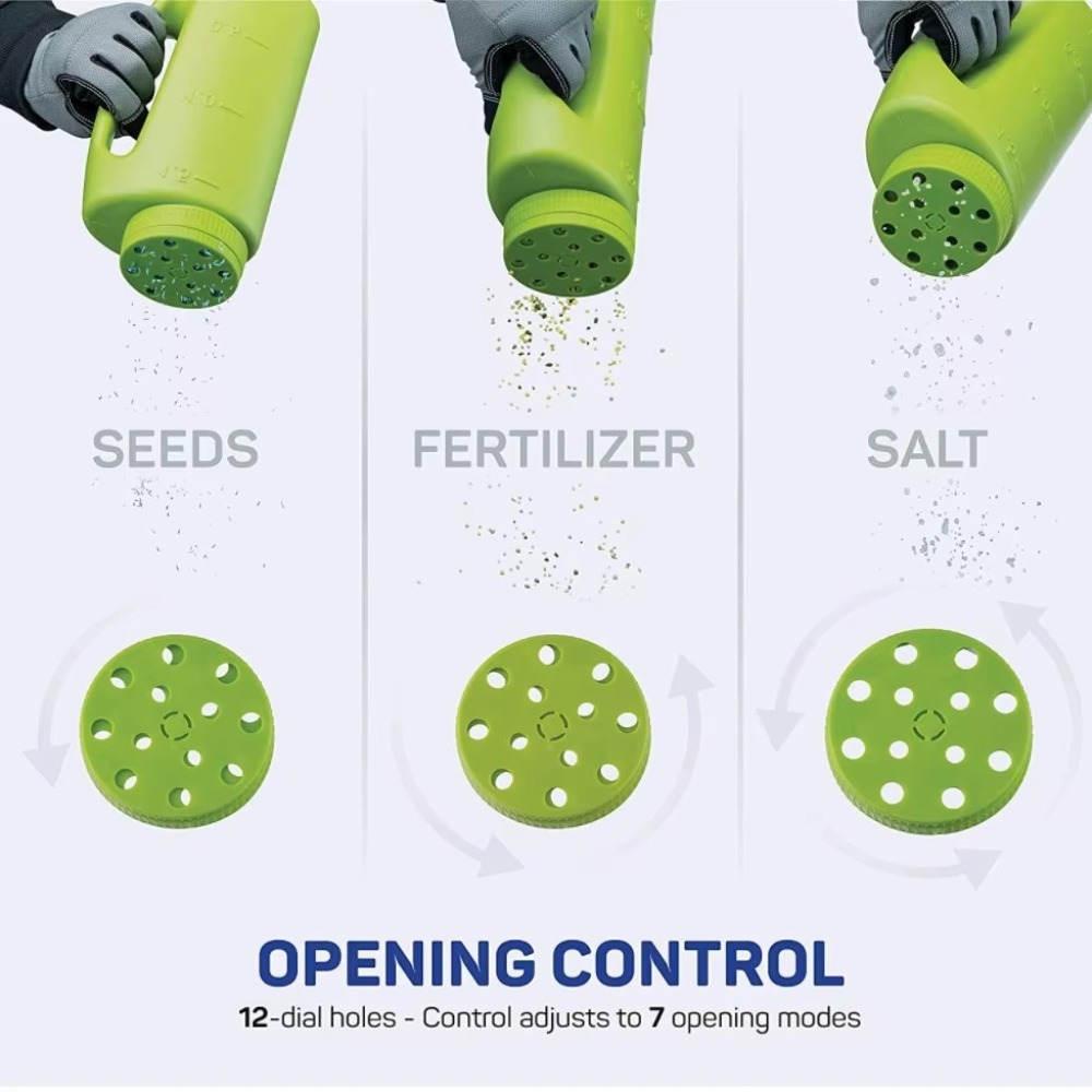 ハンドスプレッダーシェーカー 草塩除氷剤用 ハンドヘルドスプ - Grass Seed Spreader のレビューと価格