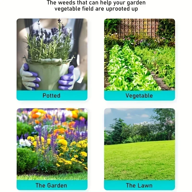 黒除草ヘッド交換ガーデニング爪フットペダル雑草抜きスタンドア - Weed Puller のレビューと価格