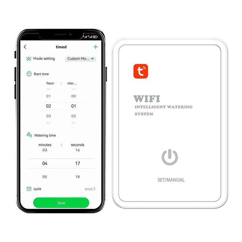 ABMR-TuyaスマートWiFiガーデンコントロール散水装 - Drip Irrigation Kit のレビューと価格