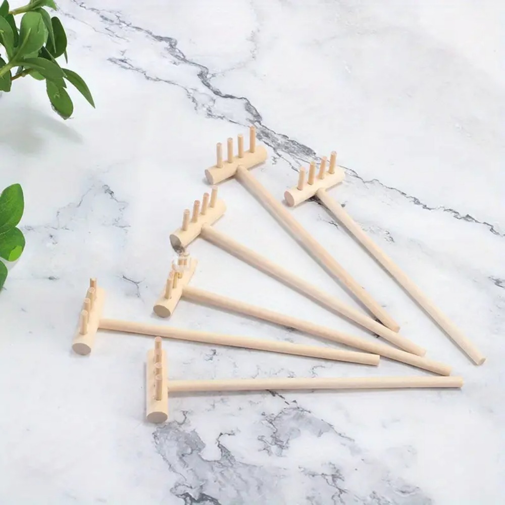 6個入りミニ竹製熊手セット、禅庭、デスクトップ装飾、卓上砂場 - Gardening Tools In Japan のレビューと価格