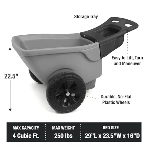 イージーホール耐久性のある手押し車、ガーデンツール収納トレイ - Gardening Tools Made In Usa のレビューと価格