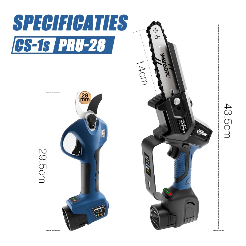 【ベストセラー】コードレスブラシレス電動剪定鋏とチェーンソー - Gardening Tools Set のレビューと価格
