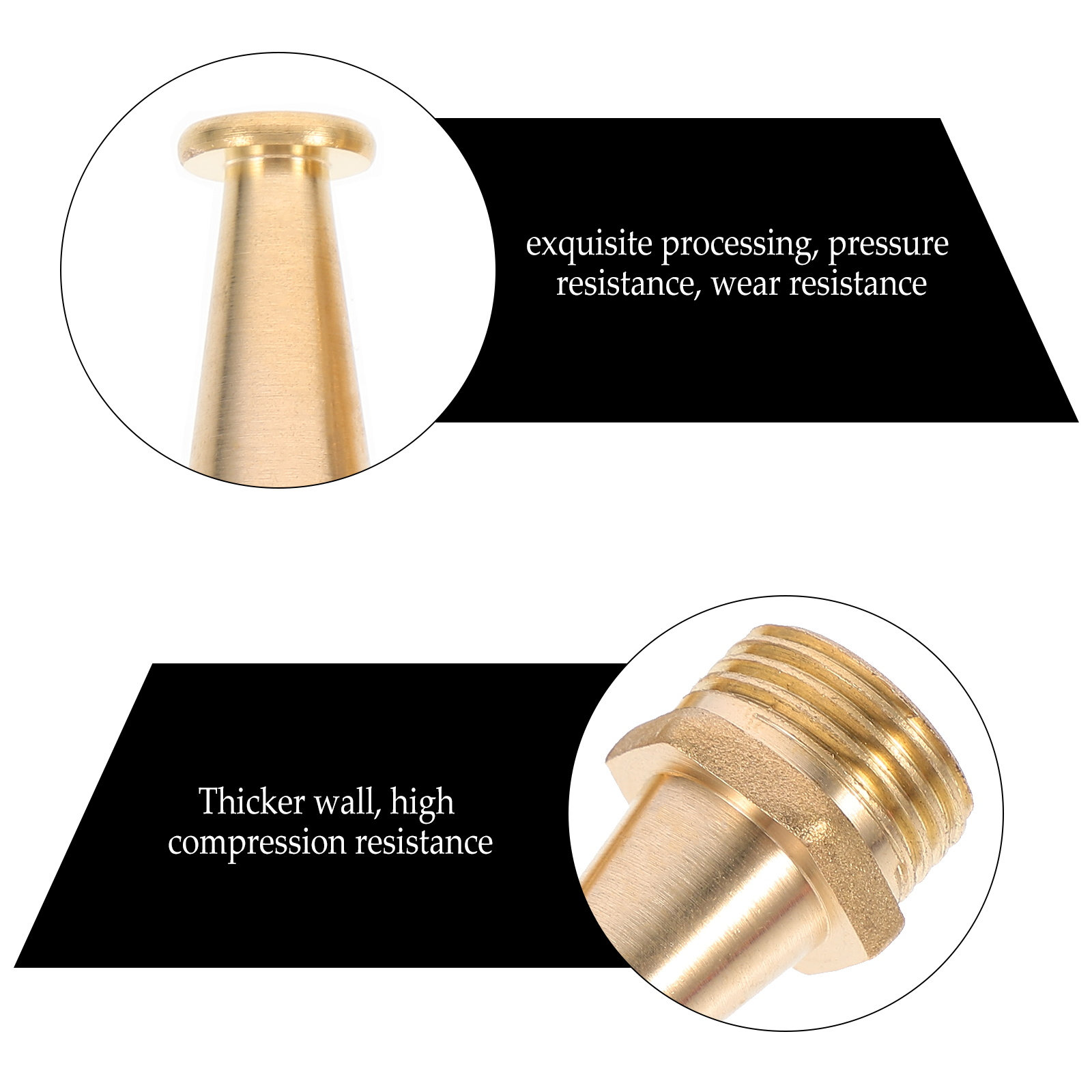 4 個のファイヤーリールノズル銅製アウターコネクタ簡単に取り - Garden Hose Nozzle のレビューと価格