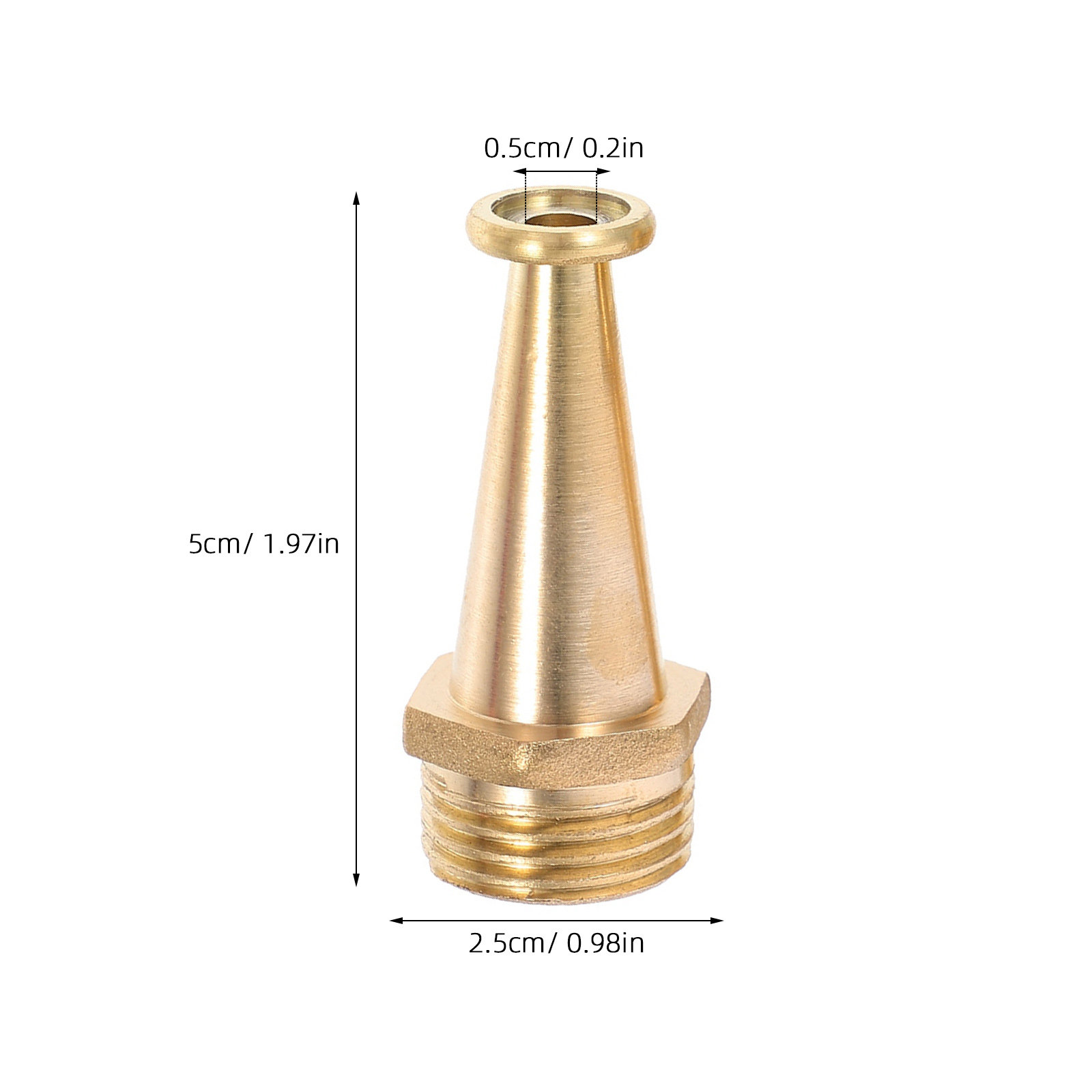 4 個のファイヤーリールノズル銅製アウターコネクタ簡単に取り - Garden Hose Nozzle のレビューと価格