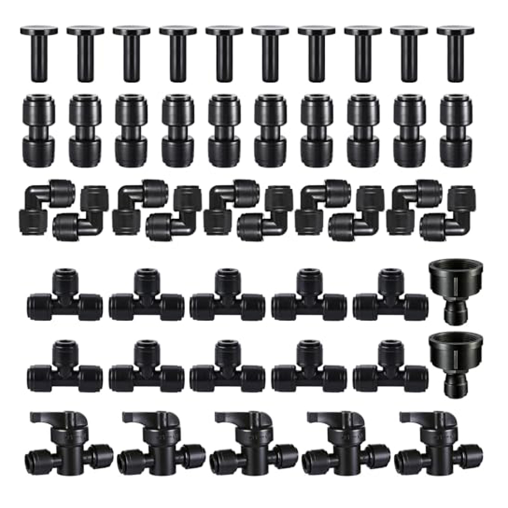 点滴灌漑キット47点セット（14インチチューブ用）は、複数の - Drip Irrigation Kit のレビューと価格